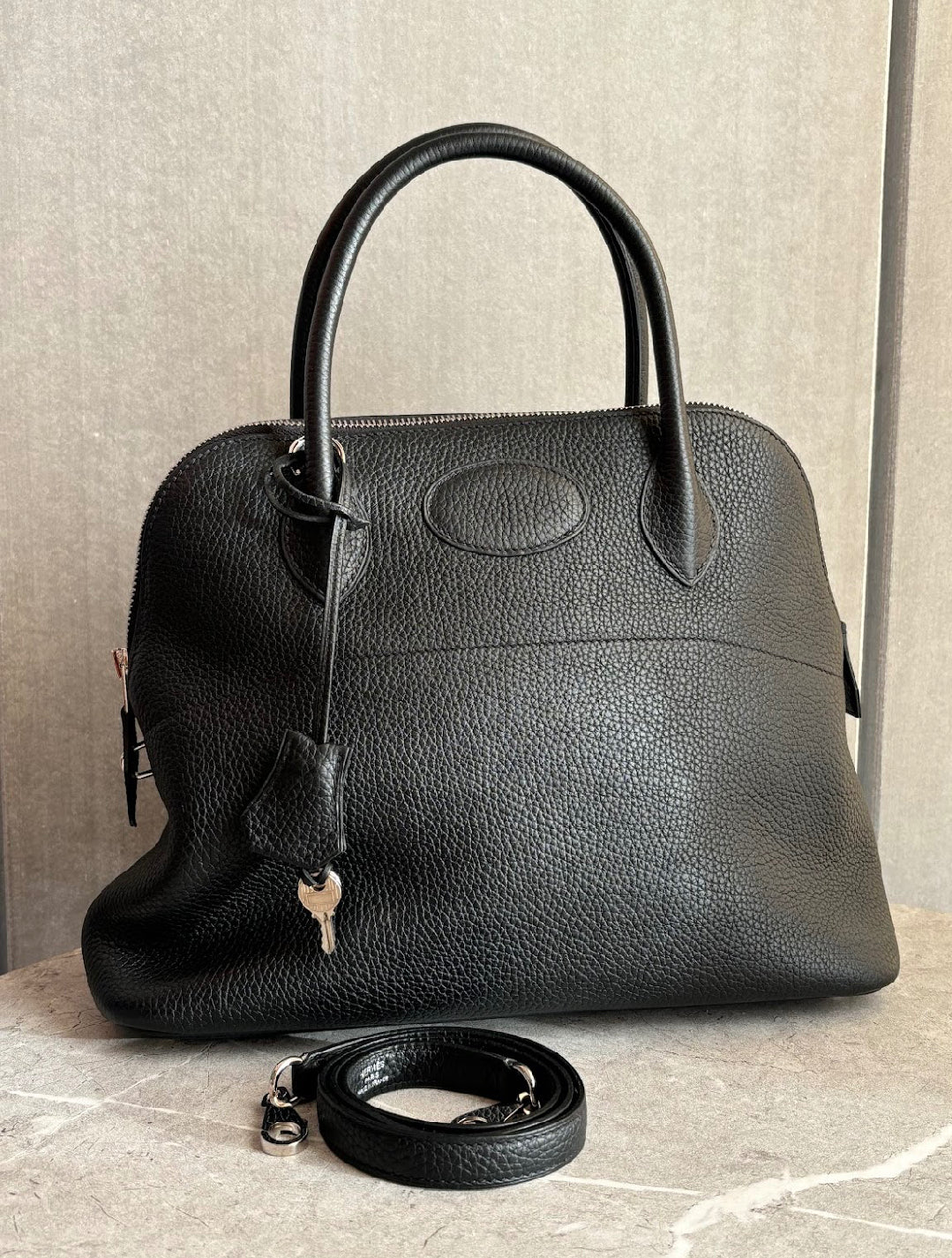 【HERMES】ボリード31/ノワール/シルバー金具 #793