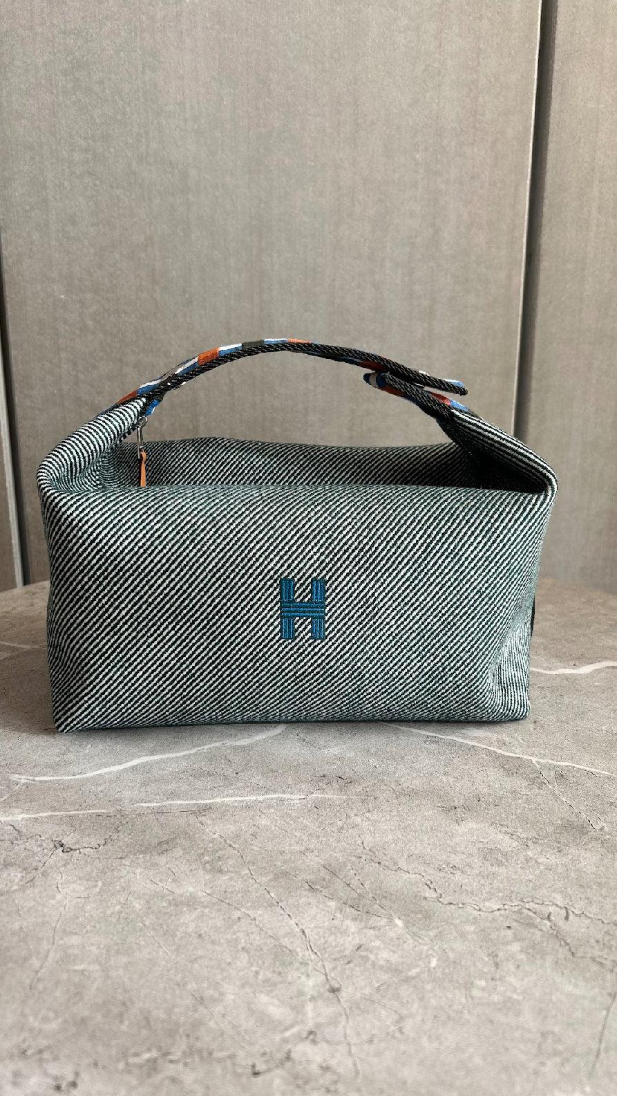 【HERMES】ブリッドアブラックGM/ヴェールフォレ #751