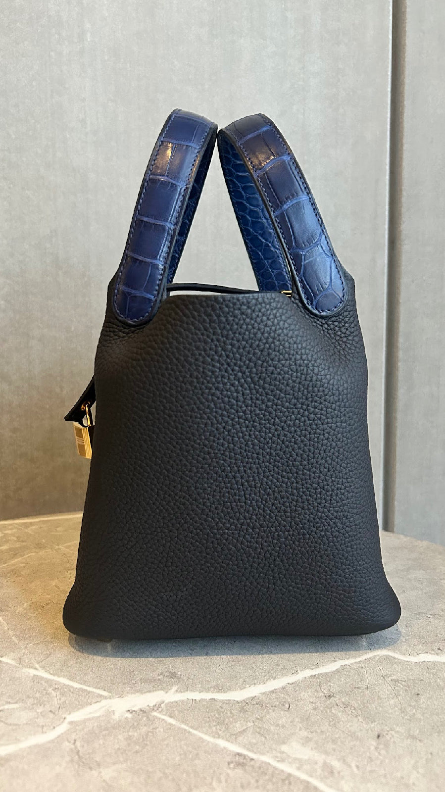 【HERMES】ピコタンロックPM/タッチ/キャバン/ゴールド金具 #748