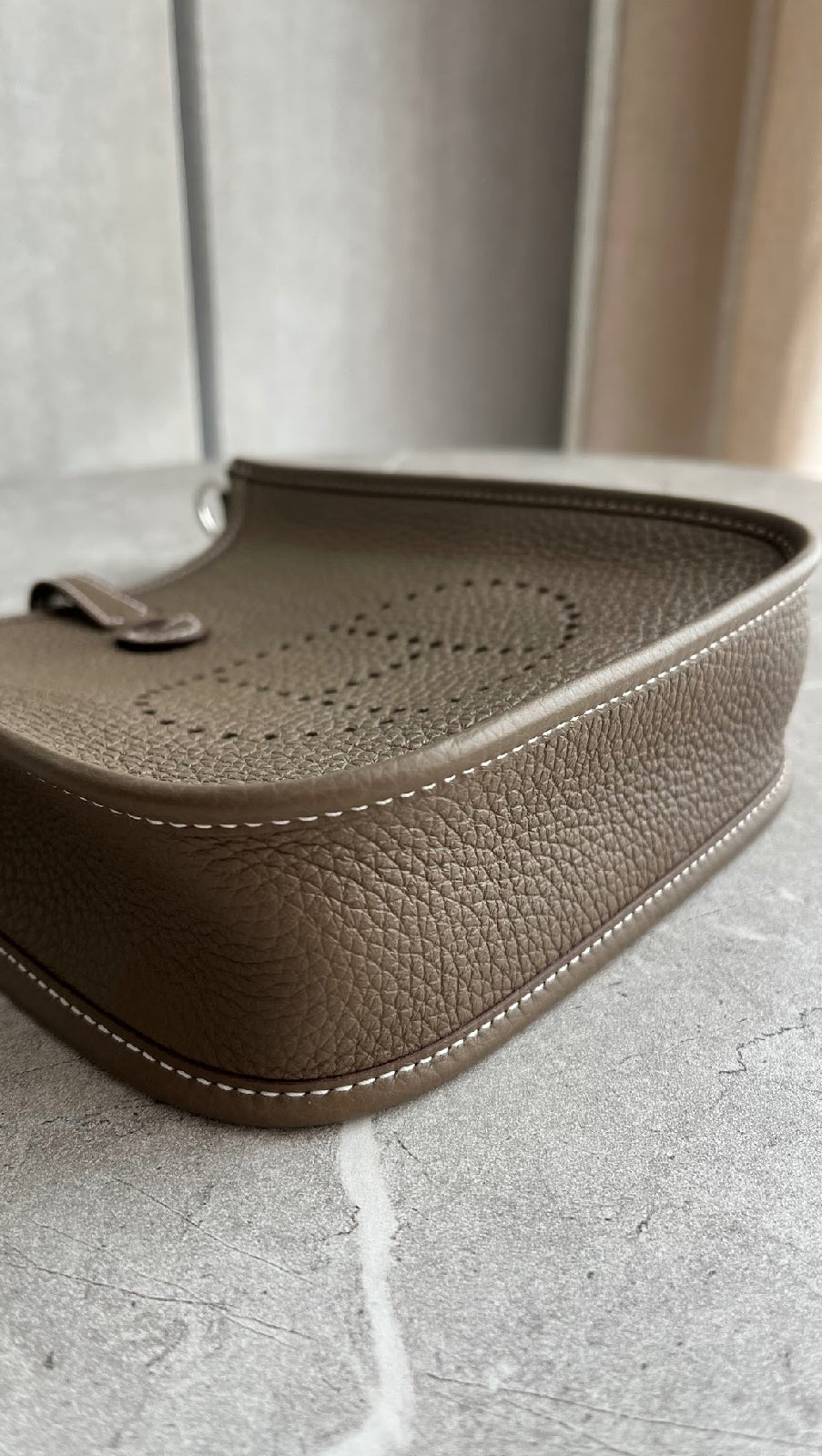 エヴリンTPM/エトゥープ/シルバー金具 #1009