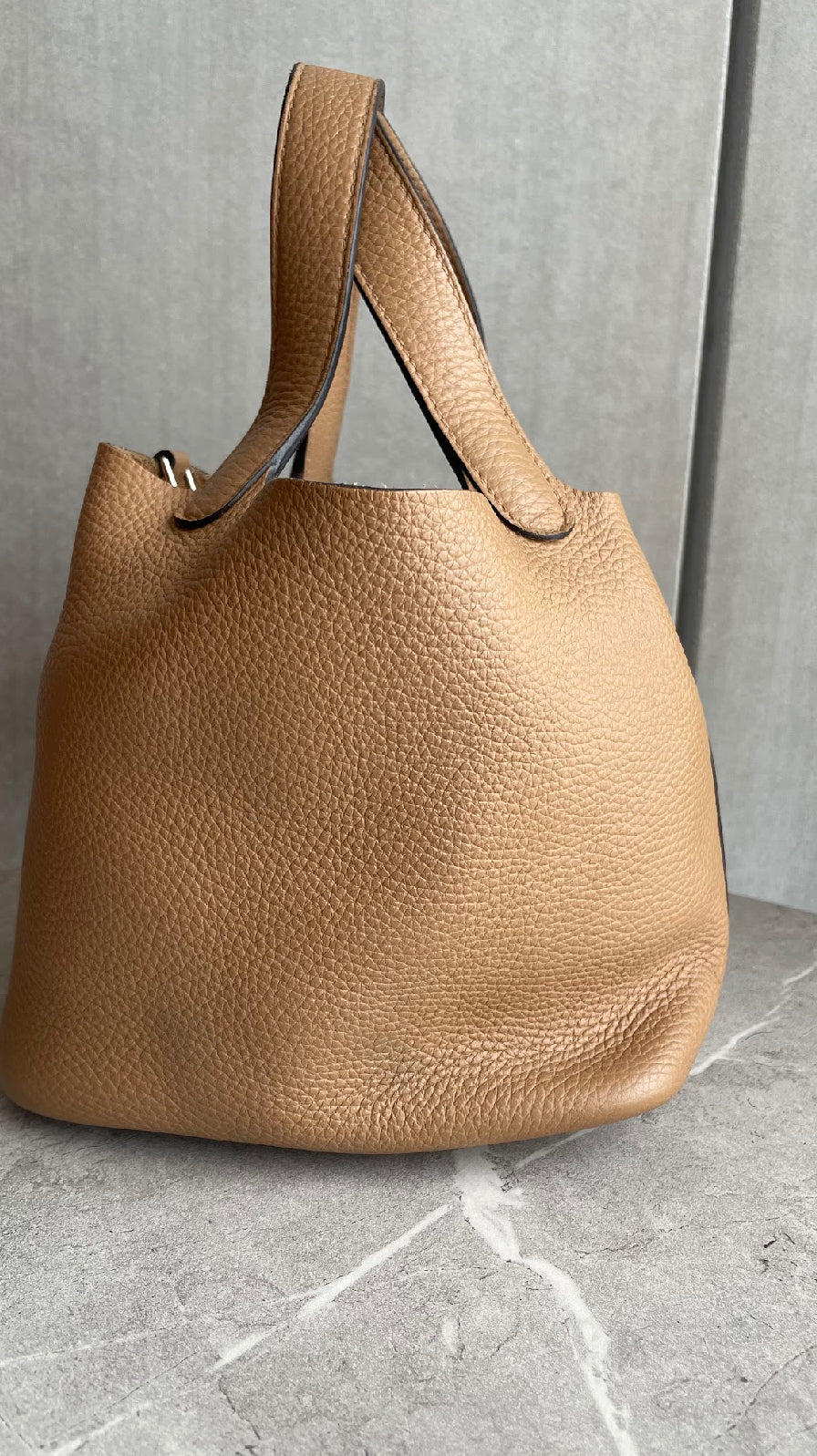 ピコタンロックPM/チャイ/シルバー金具 #1173