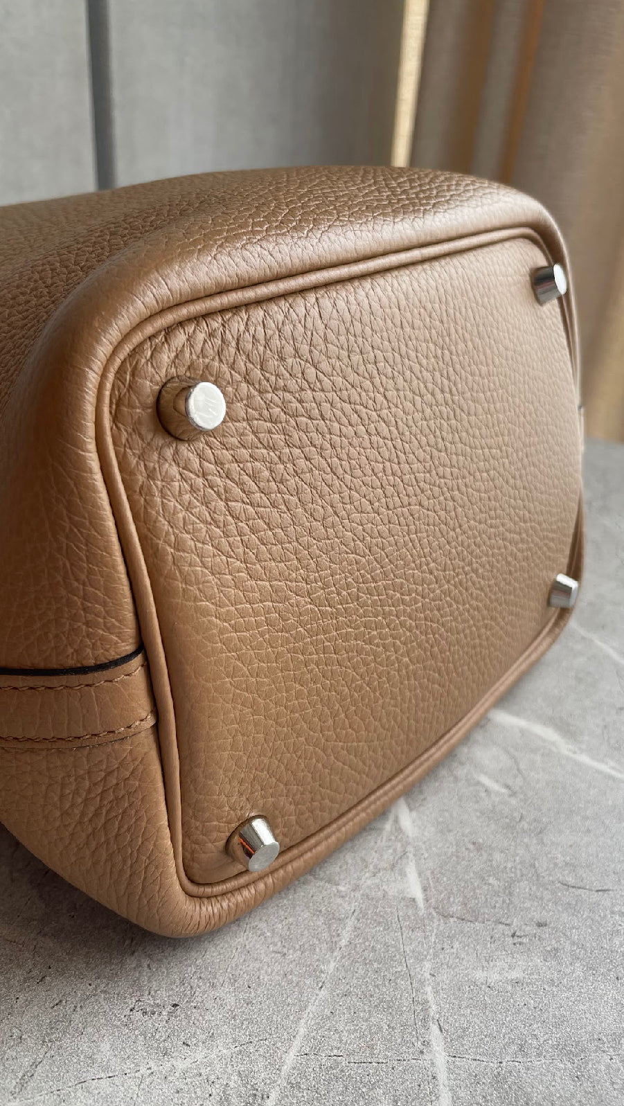 ピコタンロックPM/チャイ/シルバー金具 #1173