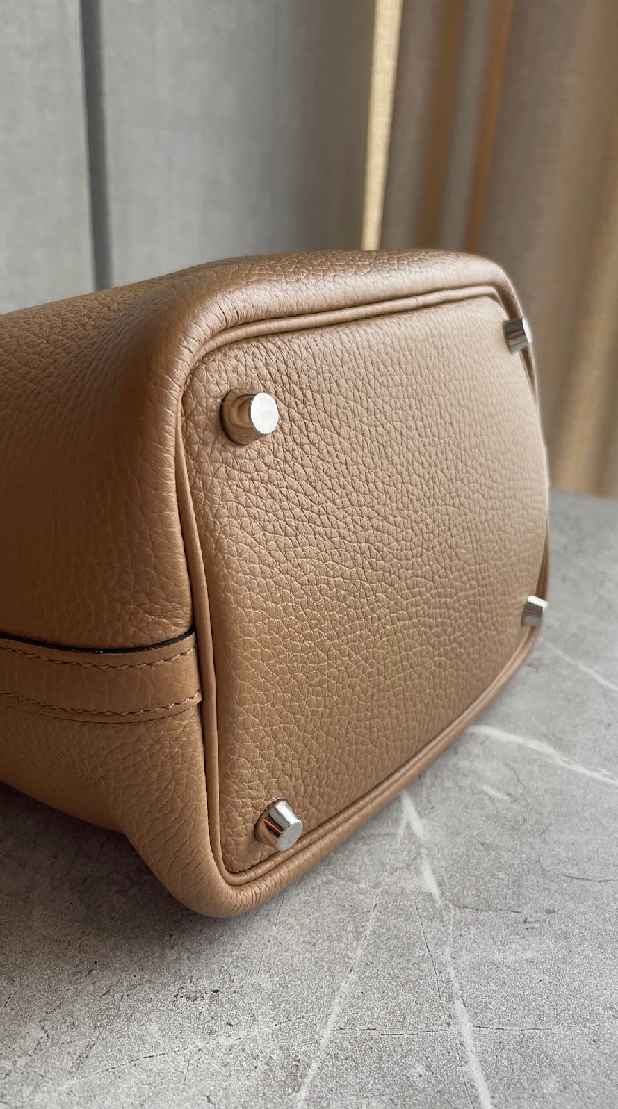 ピコタンロックPM/チャイ/シルバー金具 #1173