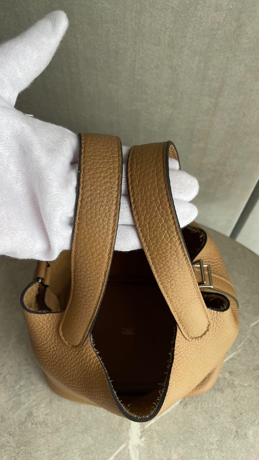 ピコタンロックPM/チャイ/シルバー金具 #1173