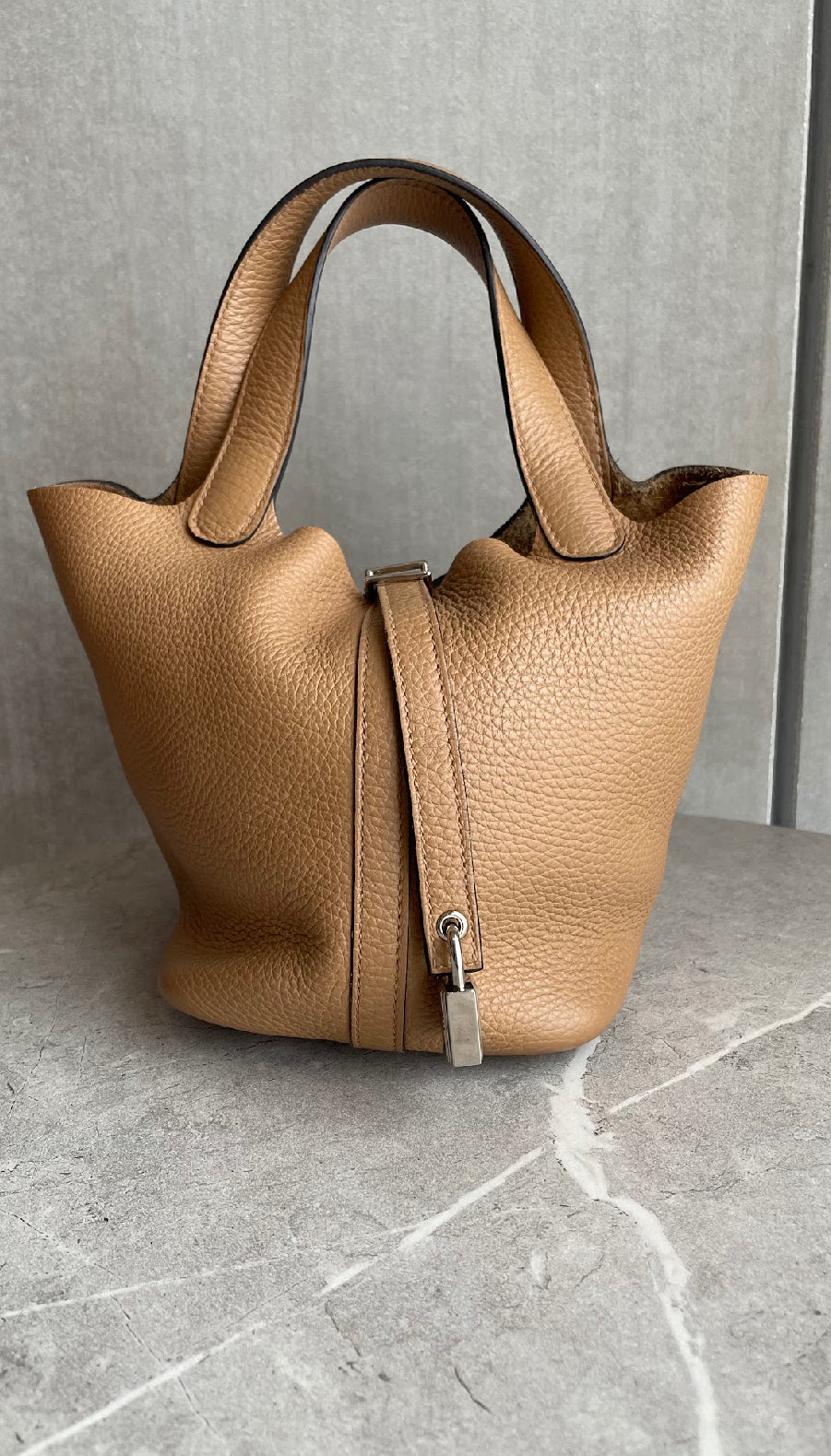 ピコタンロックPM/チャイ/シルバー金具 #1173