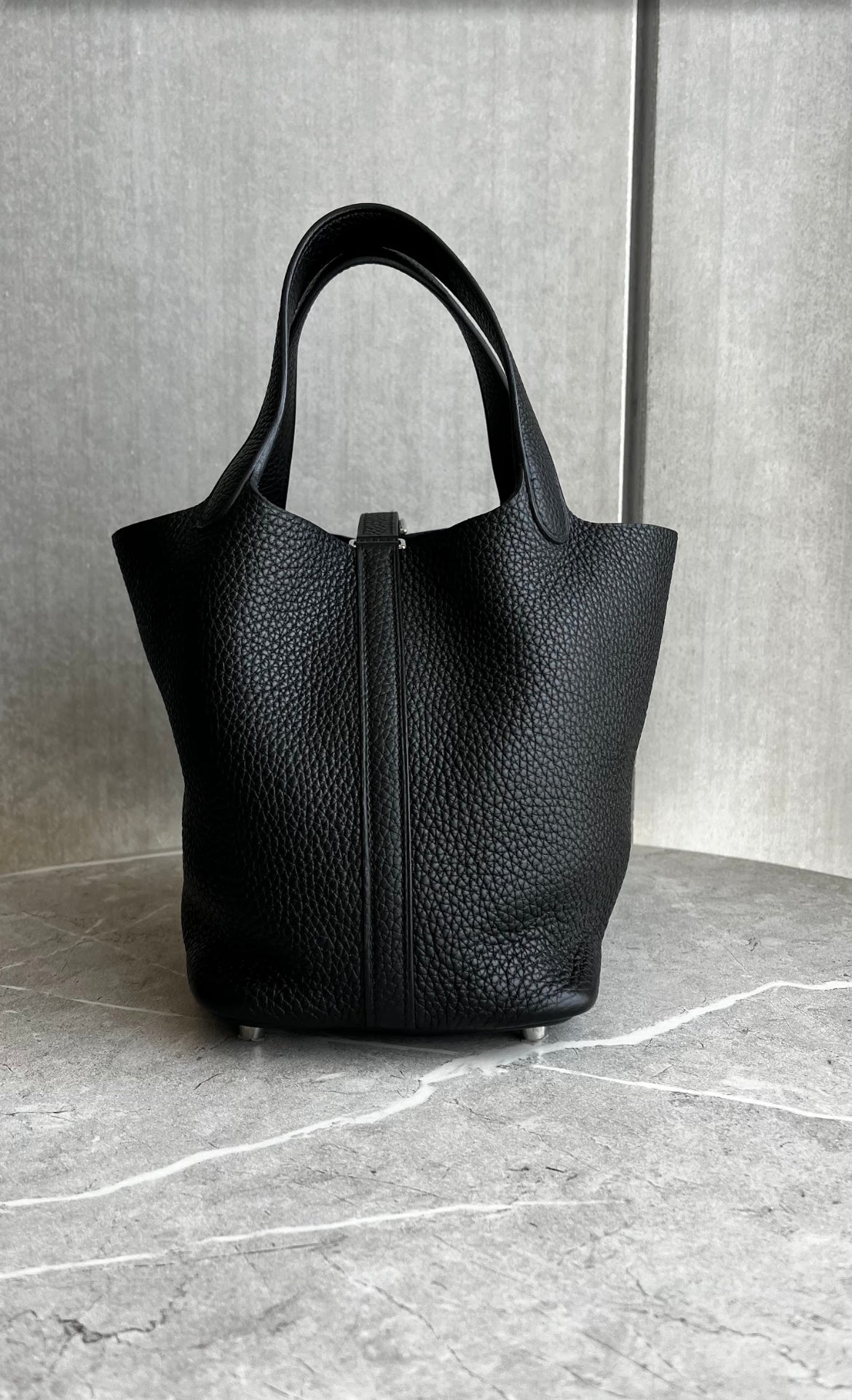 ピコタンロックPM/ノワール/シルバー金具 #1285