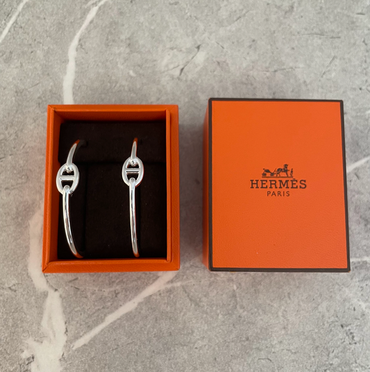 HERMES　GM　アンシェネクレオールピアス　＃2616