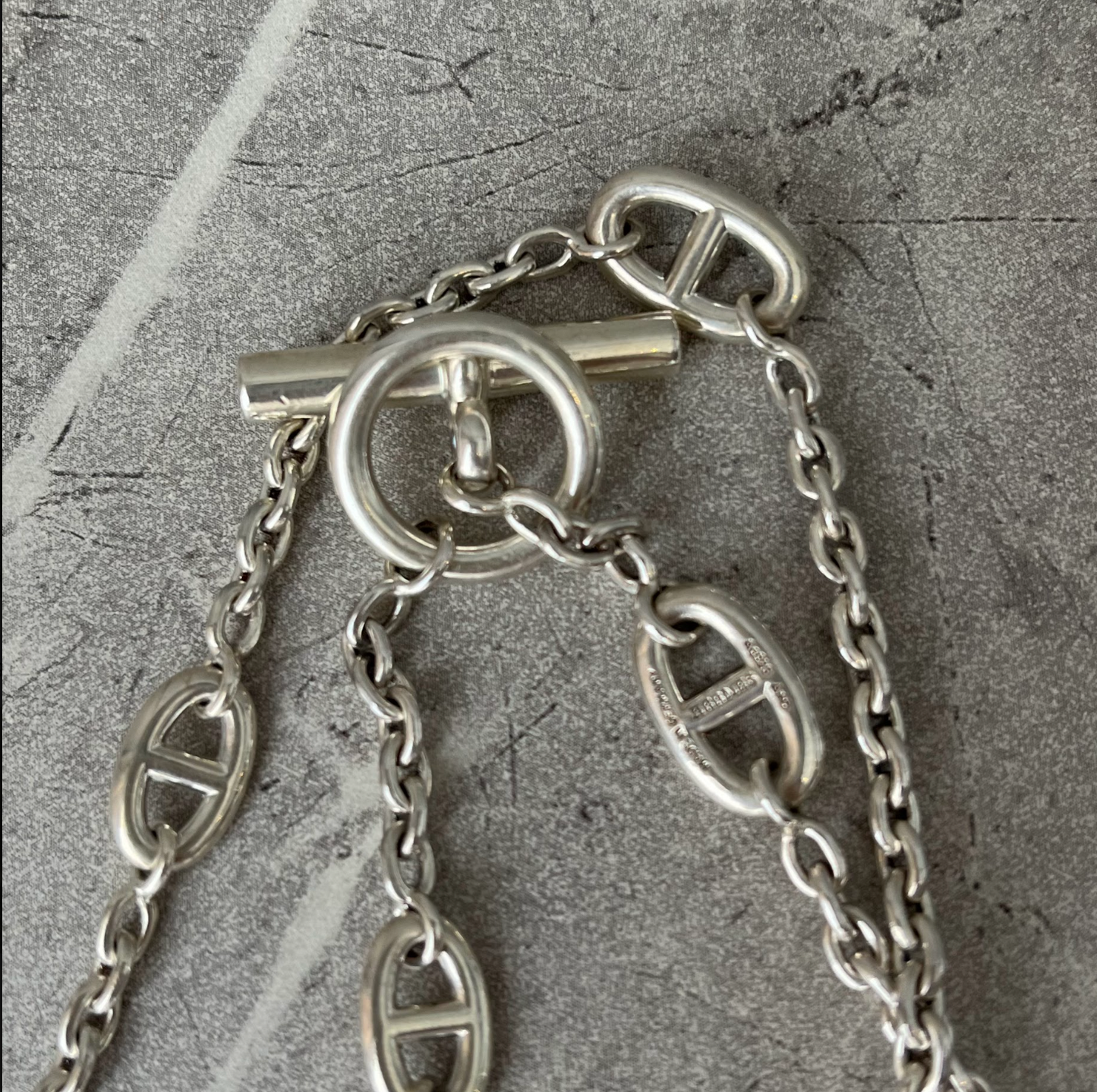 HERMES　ファランドールネックレス　116センチ　2584