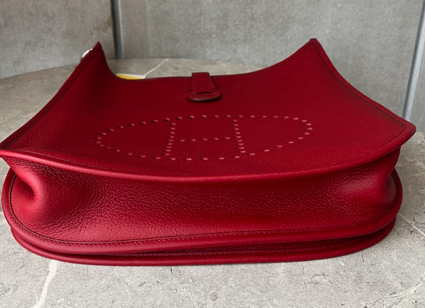 HERMES エヴリン 3GM・ルージュガランス・シルバー金具#2596