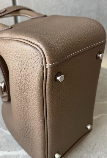 HERMES	リンディ ミニ	エトゥープ シルバー金具/トリヨンクレマンス＃2421
