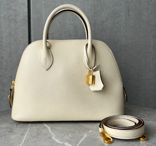 HERMES	ボリード1923 25 ナタ ゴールド金具#2527