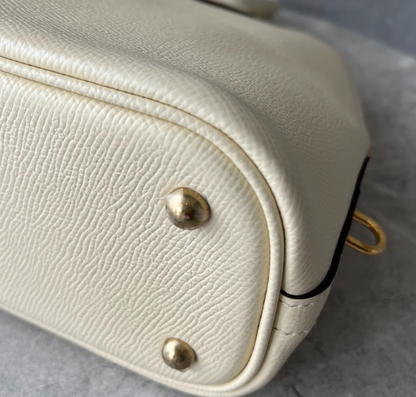 HERMES	ボリード1923 25 ナタ ゴールド金具#2527