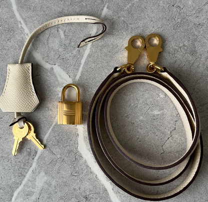 HERMES	ボリード1923 25 ナタ ゴールド金具#2527