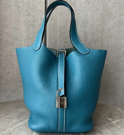 HERMES	 ピコタンロック  PM　ブルージーン#2595