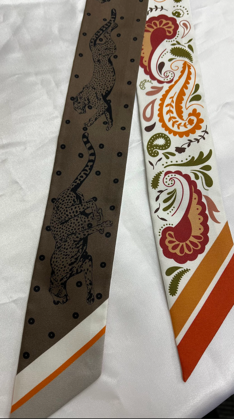 HERMES　ツイリー　GUEPARDS BANDANA　＃2499