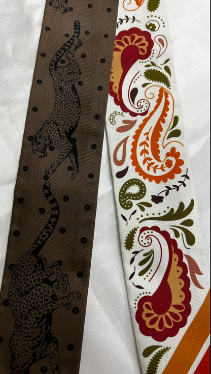 HERMES　ツイリー　GUEPARDS BANDANA　＃2499