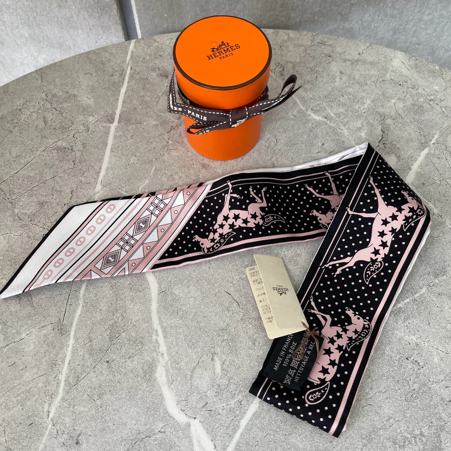 HERMES　ツイリー　シュヴァル・ドゥ・クール・バンダナ　＃2627