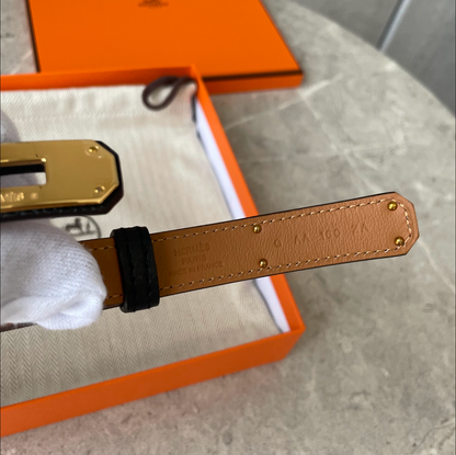 HERMES　ケリーベルト　ノワール　＃2621
