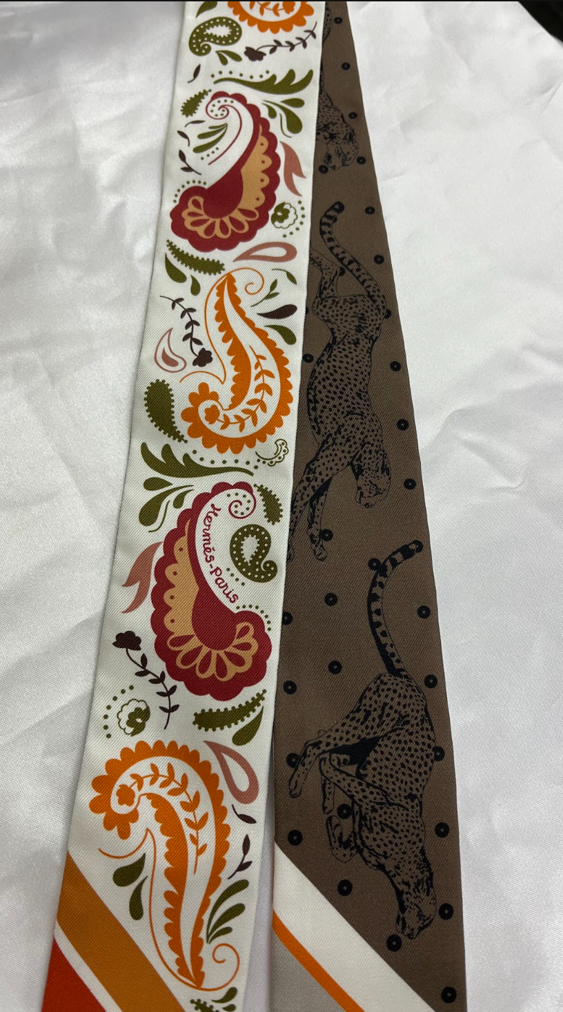 HERMES　ツイリー　GUEPARDS BANDANA　＃2499