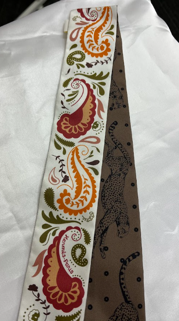 HERMES　ツイリー　GUEPARDS BANDANA　#2499