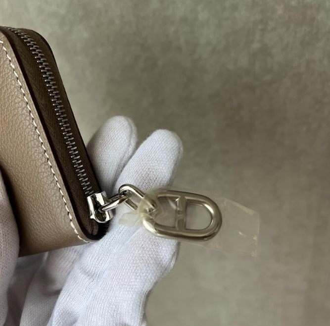 HERMES エトゥープ ジップアンドゴーコンパクト・エヴァーカラー #2601
