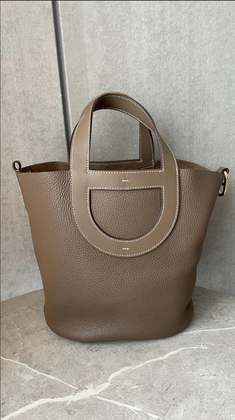2438 / HERMES / インザループ / MM / エトゥープ