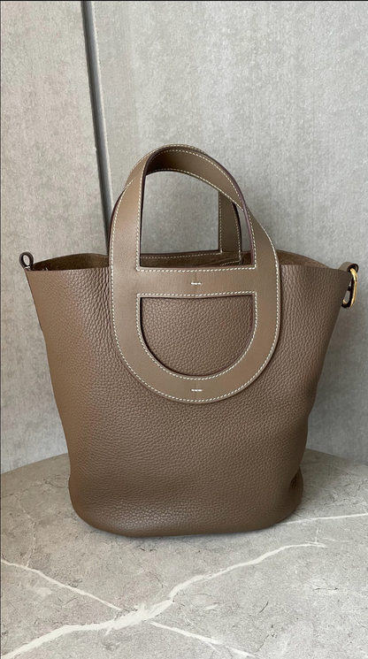 2438 / HERMES / インザループ / MM / エトゥープ