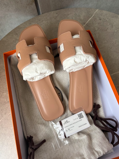 #2711 HERMES オランサンダル 36 ベージュペルリノ
