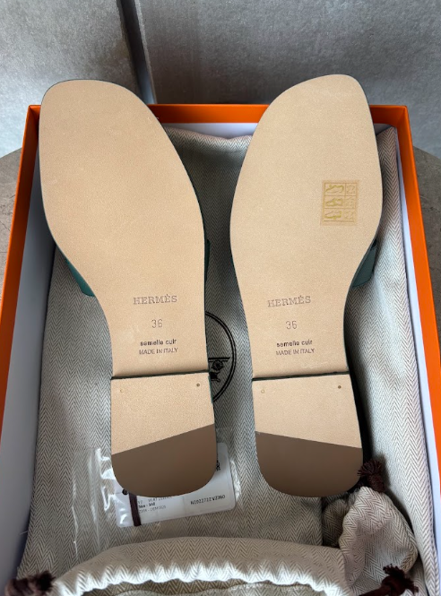 2712 HERMES オランサンダル 36 ヴェールジャングル
