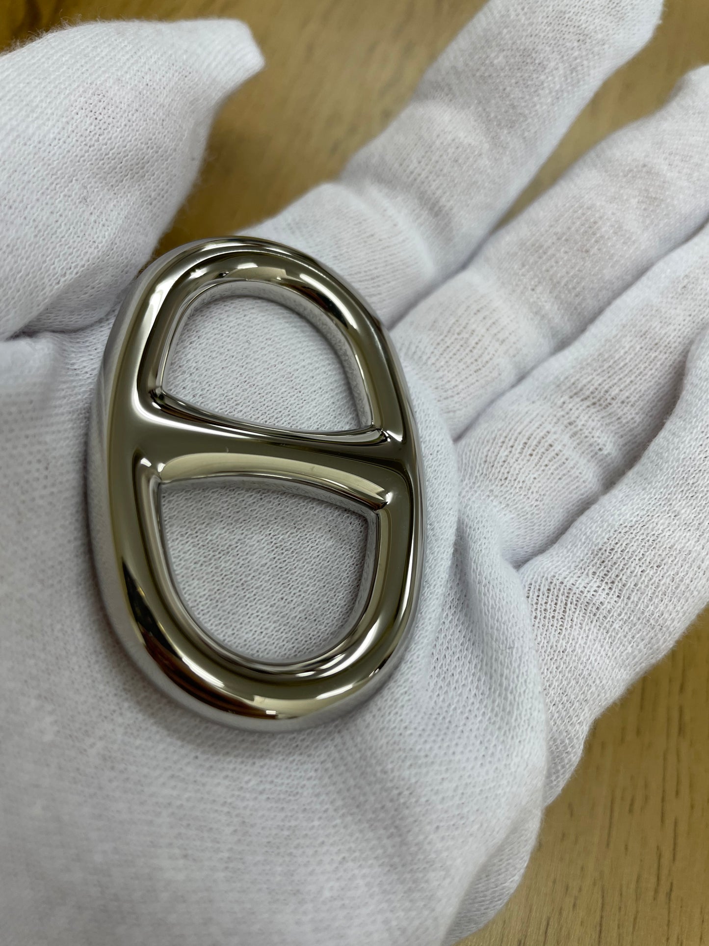 HERMES スカーフリング シルバー#2521