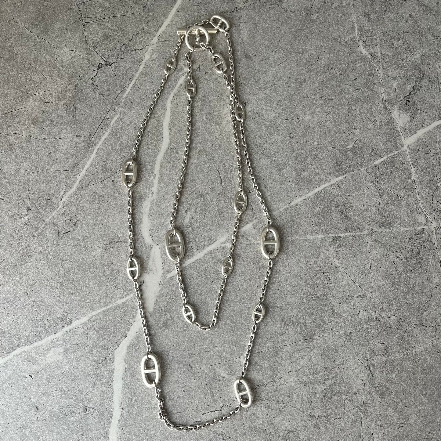 HERMES ファランドールネックレス#2584