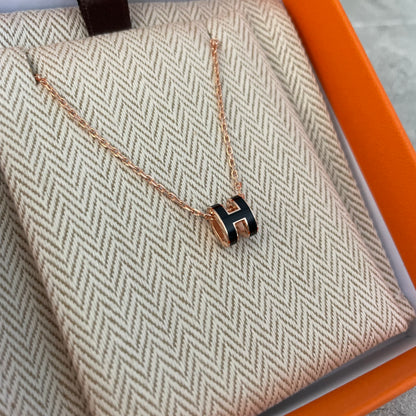 #2610 HERMES ポップHネックレス ミニ