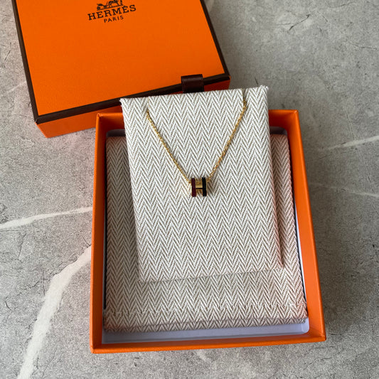 #2612 HERMES ポップHネックレス ミニ