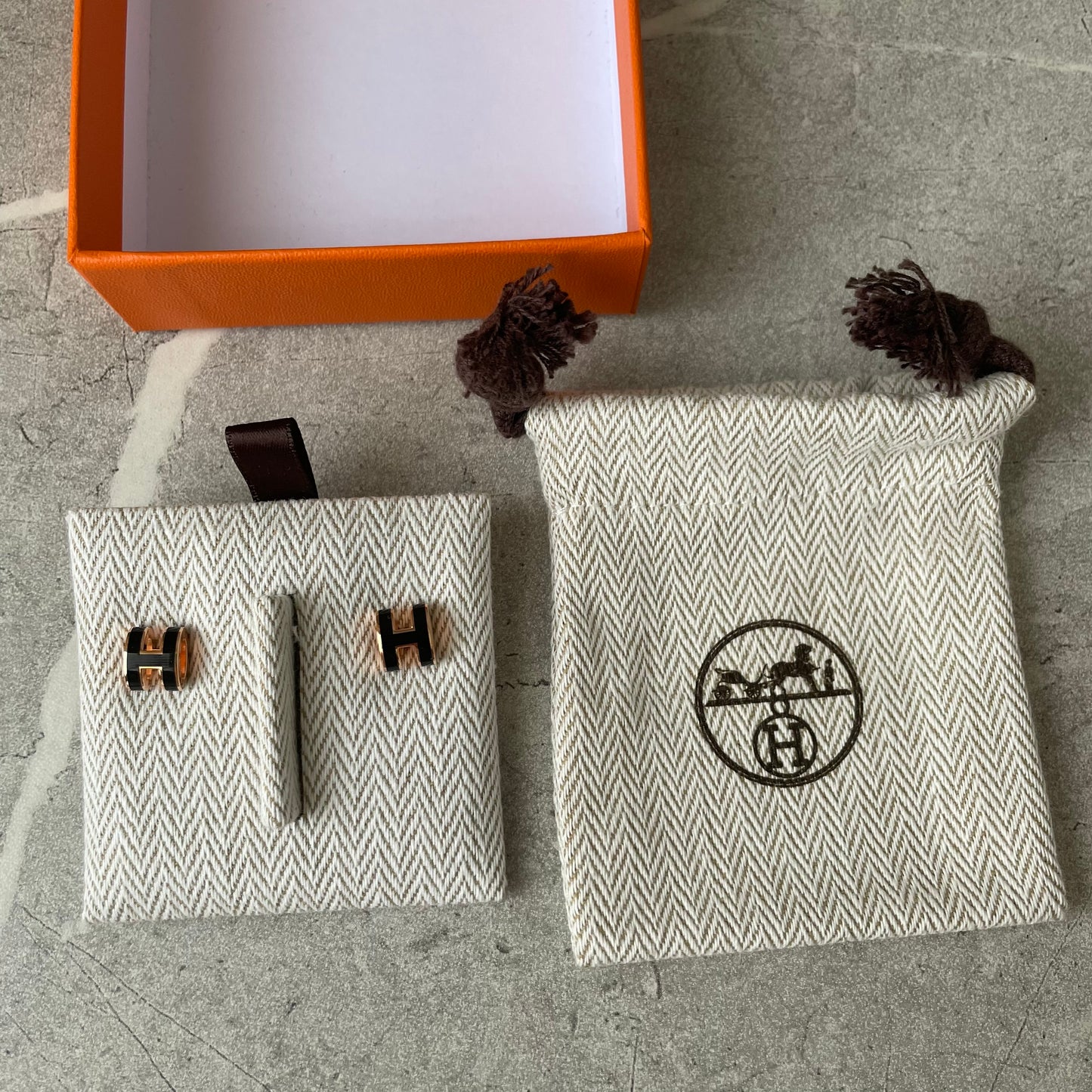 #2614 HERMES ポップHピアス ミニ