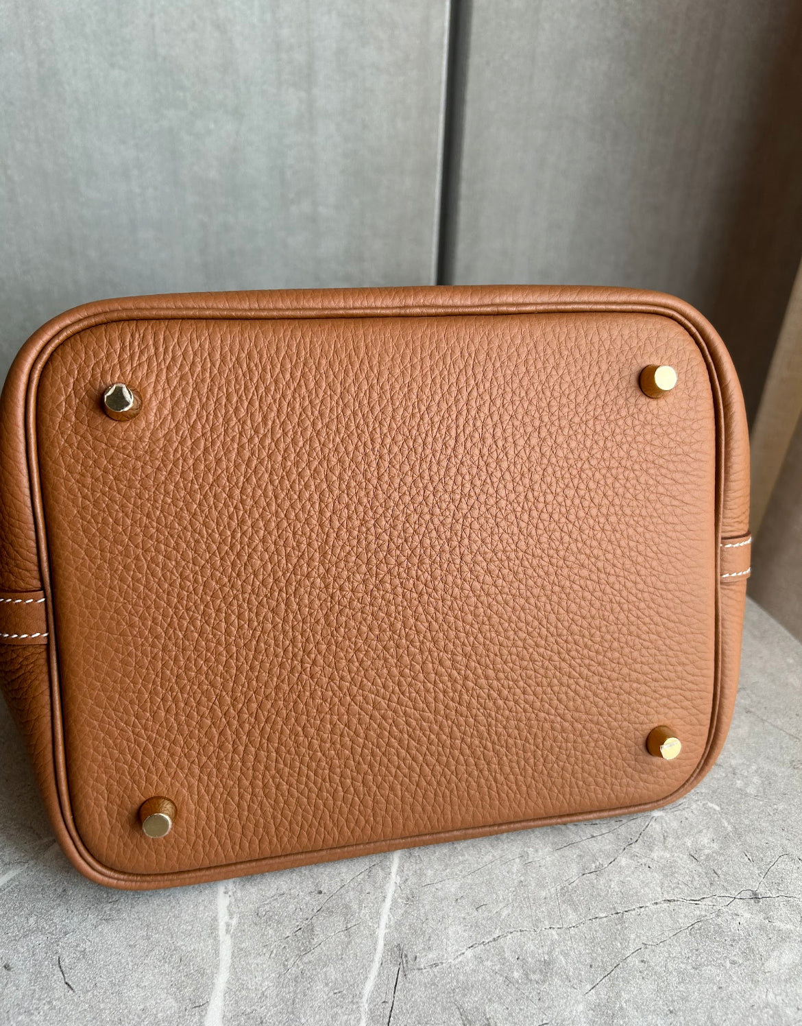 HERMES ピコタンMM ゴールド#1513