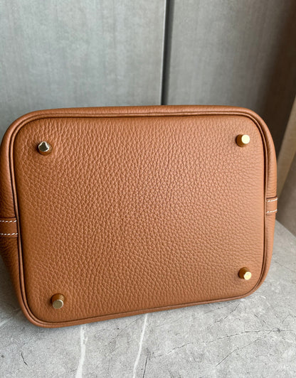 HERMES ピコタンMM ゴールド#1513