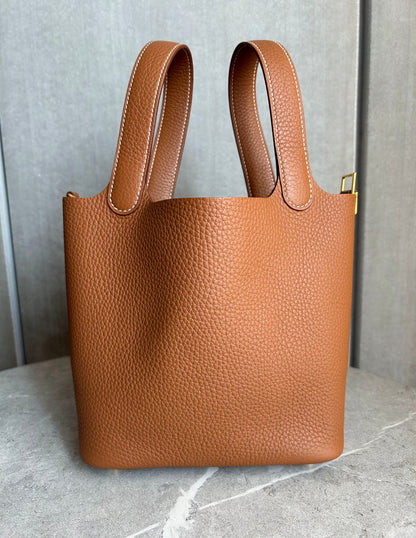 HERMES ピコタンPM ゴールド#1502