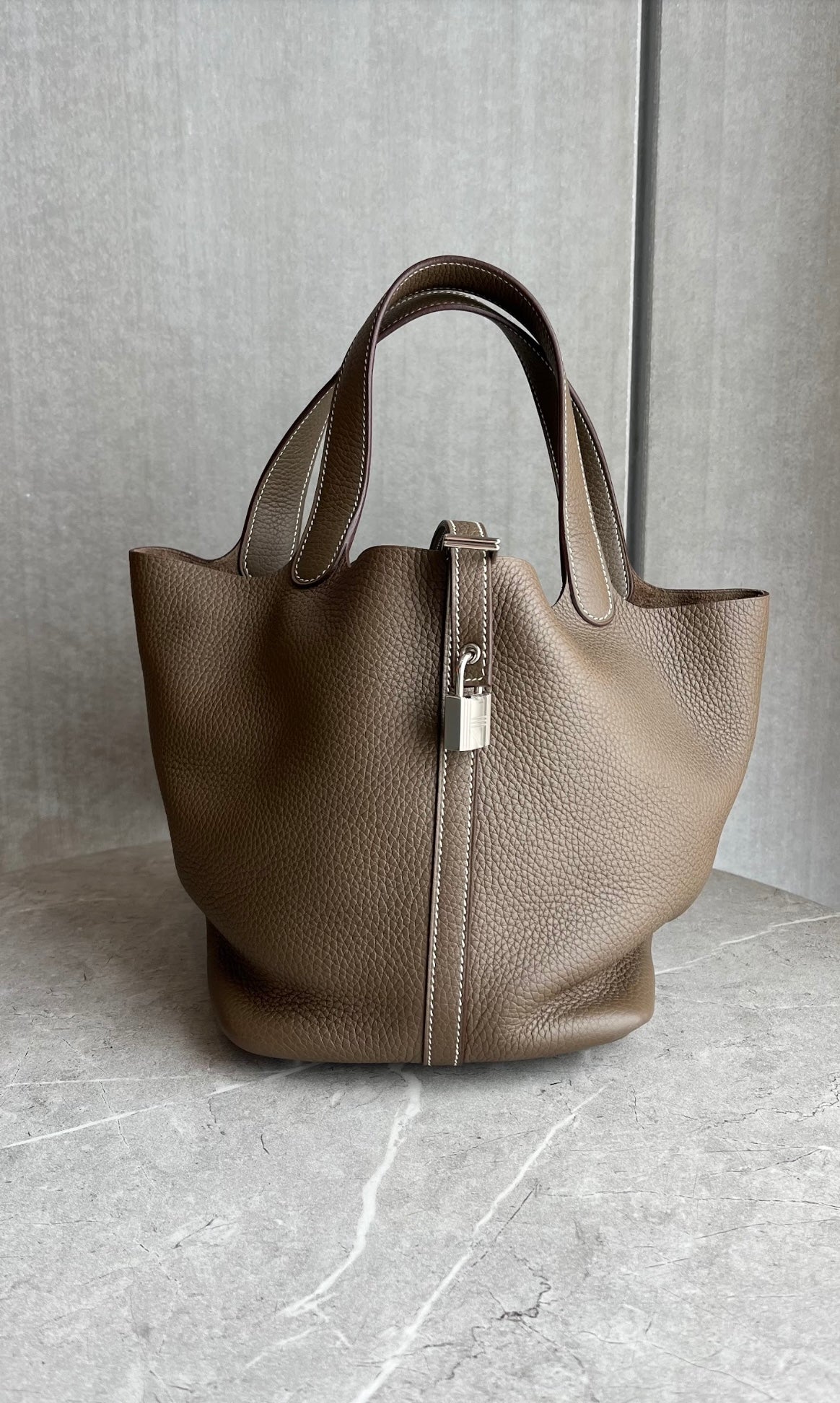 ピコタンロックMM/エトゥープ/シルバー #1238