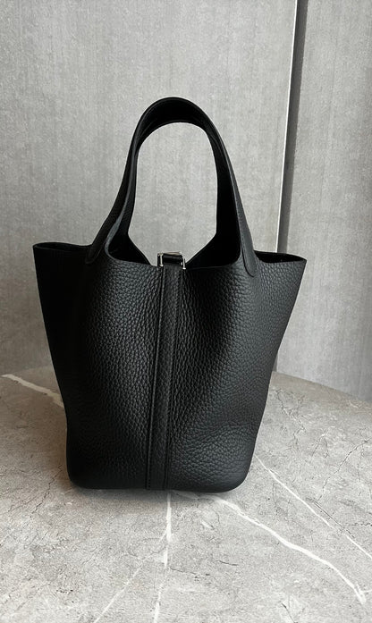【HERMES】ピコタンPM ノワール　シルバー金具#1336