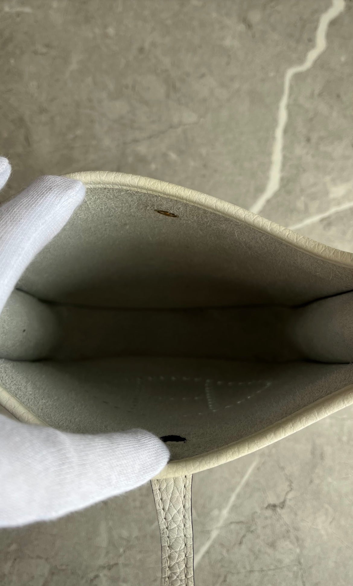 エヴリンtpm ニューホワイト　ゴールド金具#1177