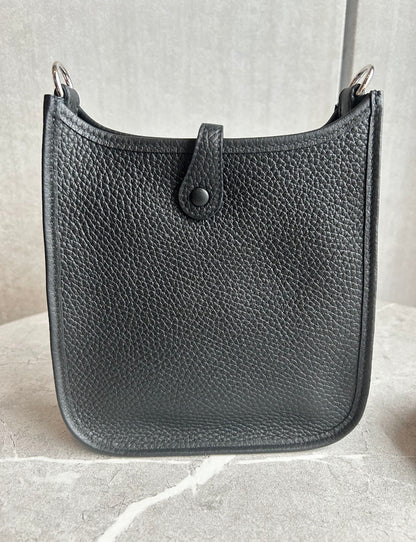 エヴリンtpm ノワール/シルバー金具 #1023