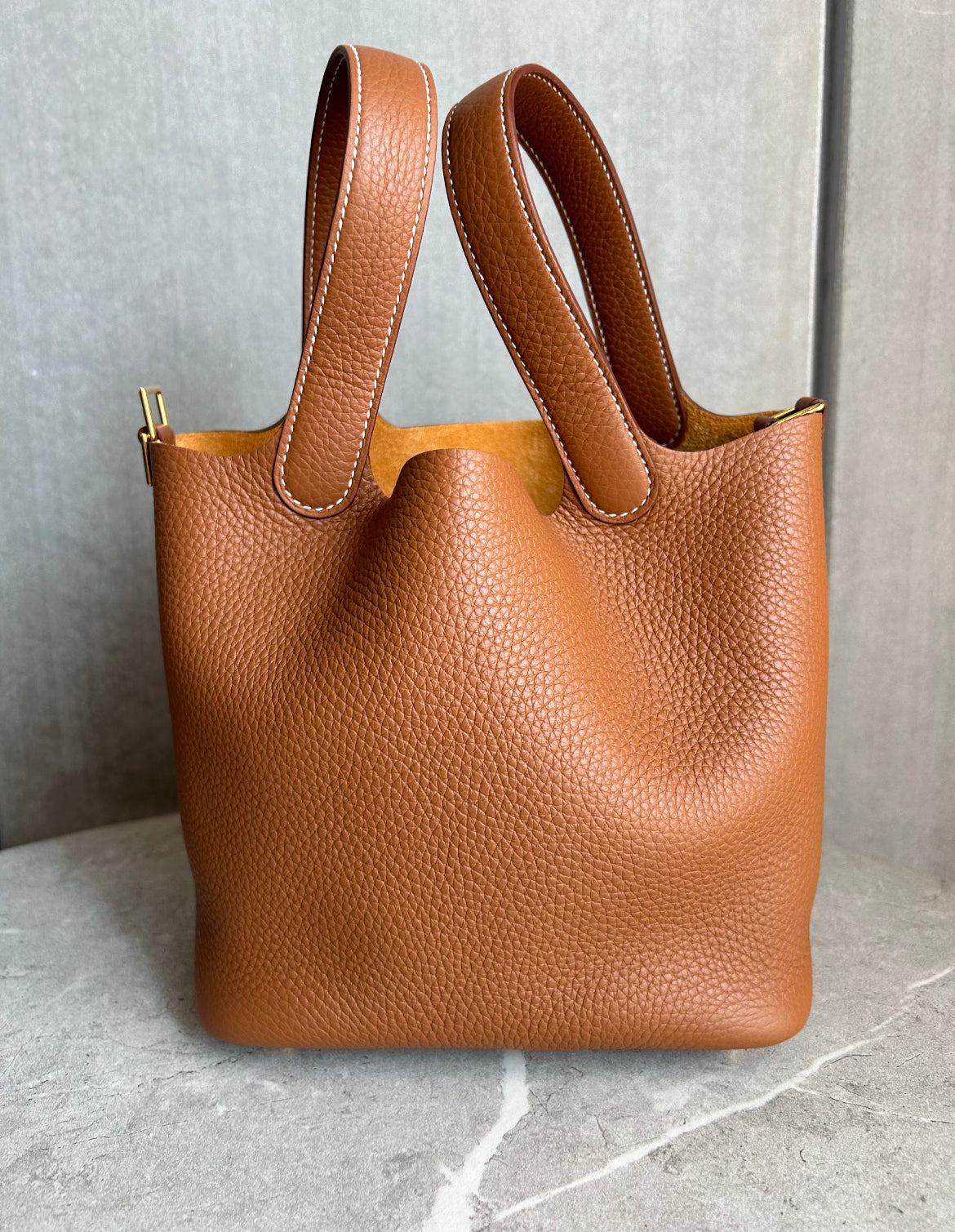 HERMES ピコタンPM ゴールド#1502