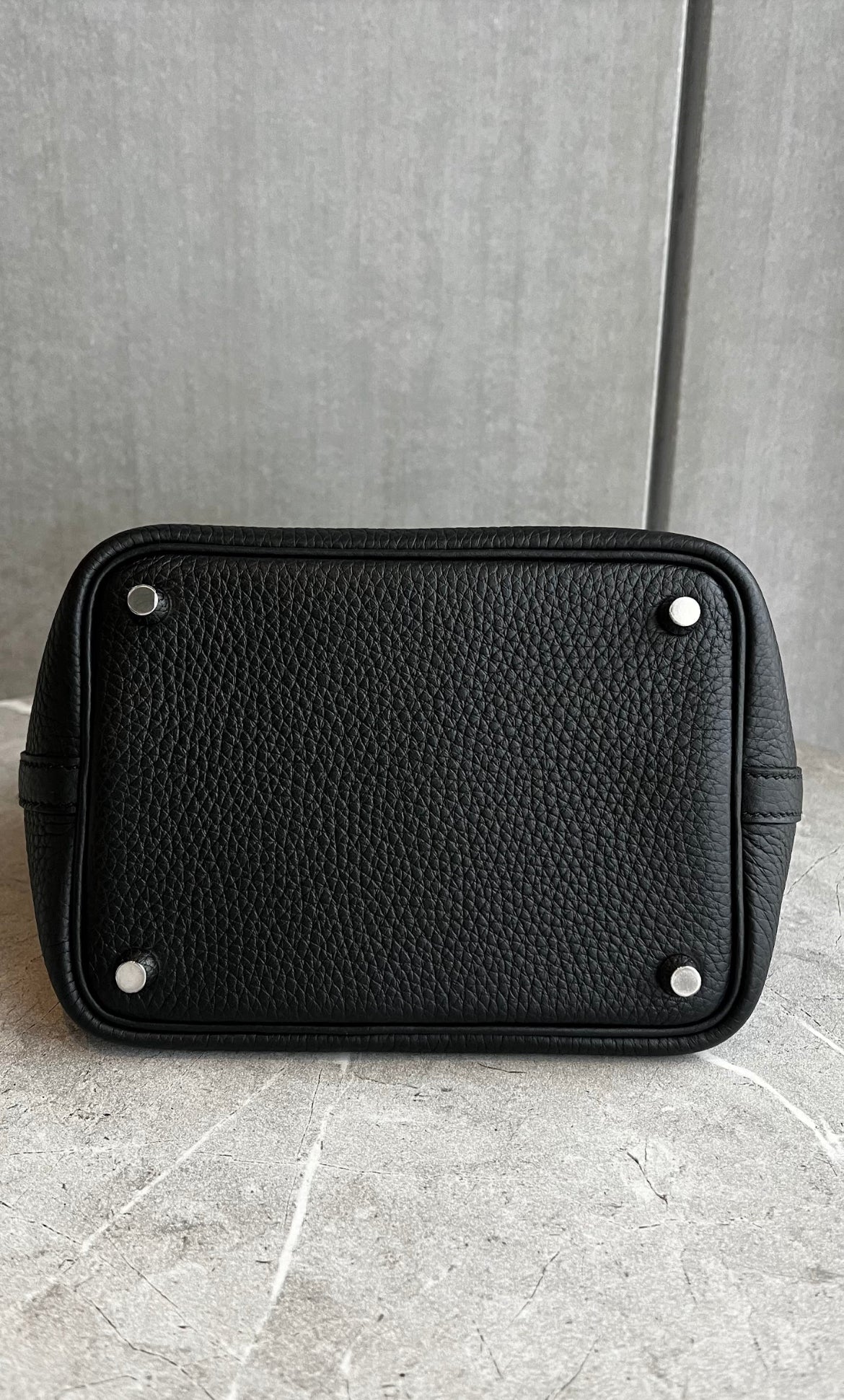 【HERMES】ピコタンPM ノワール　シルバー金具#1336