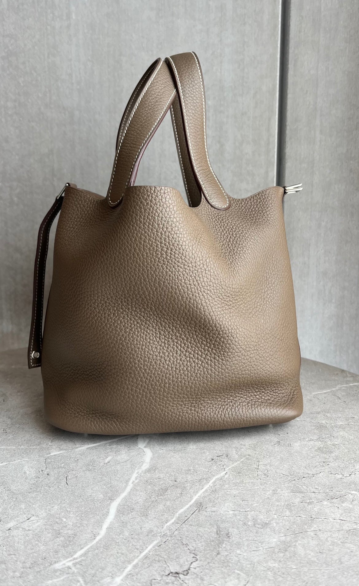 ピコタンロックMM/エトゥープ/シルバー #1238