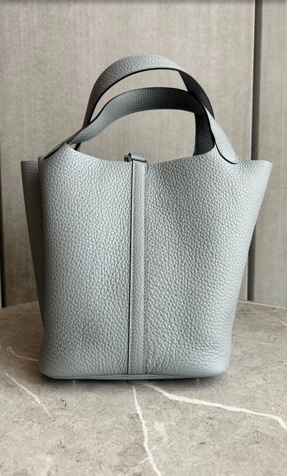 HERMES ピコタンロックMM グリパンタン シルバー金具#1268