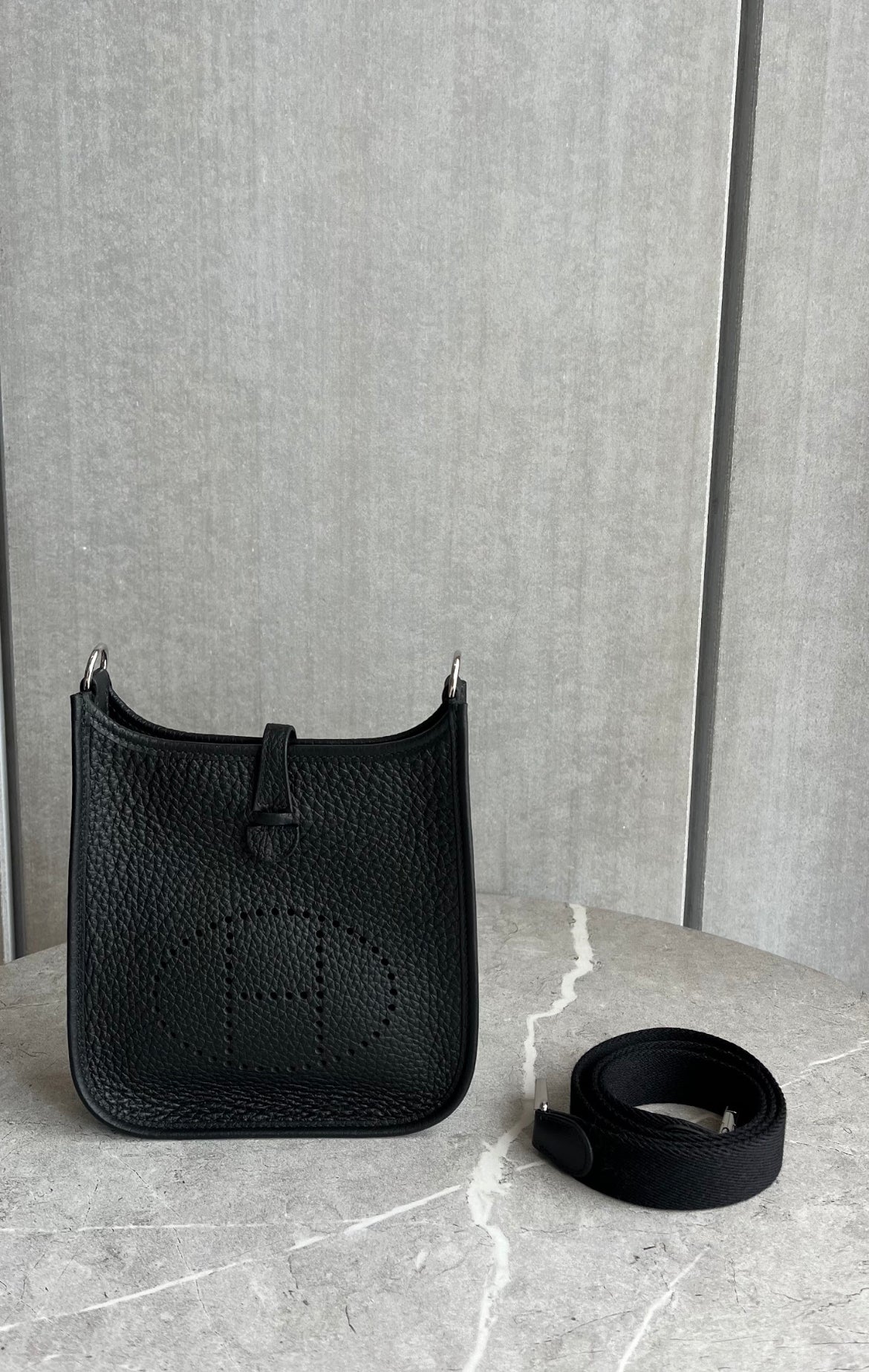 エヴリンtpm ノワール　シルバー金具#1216