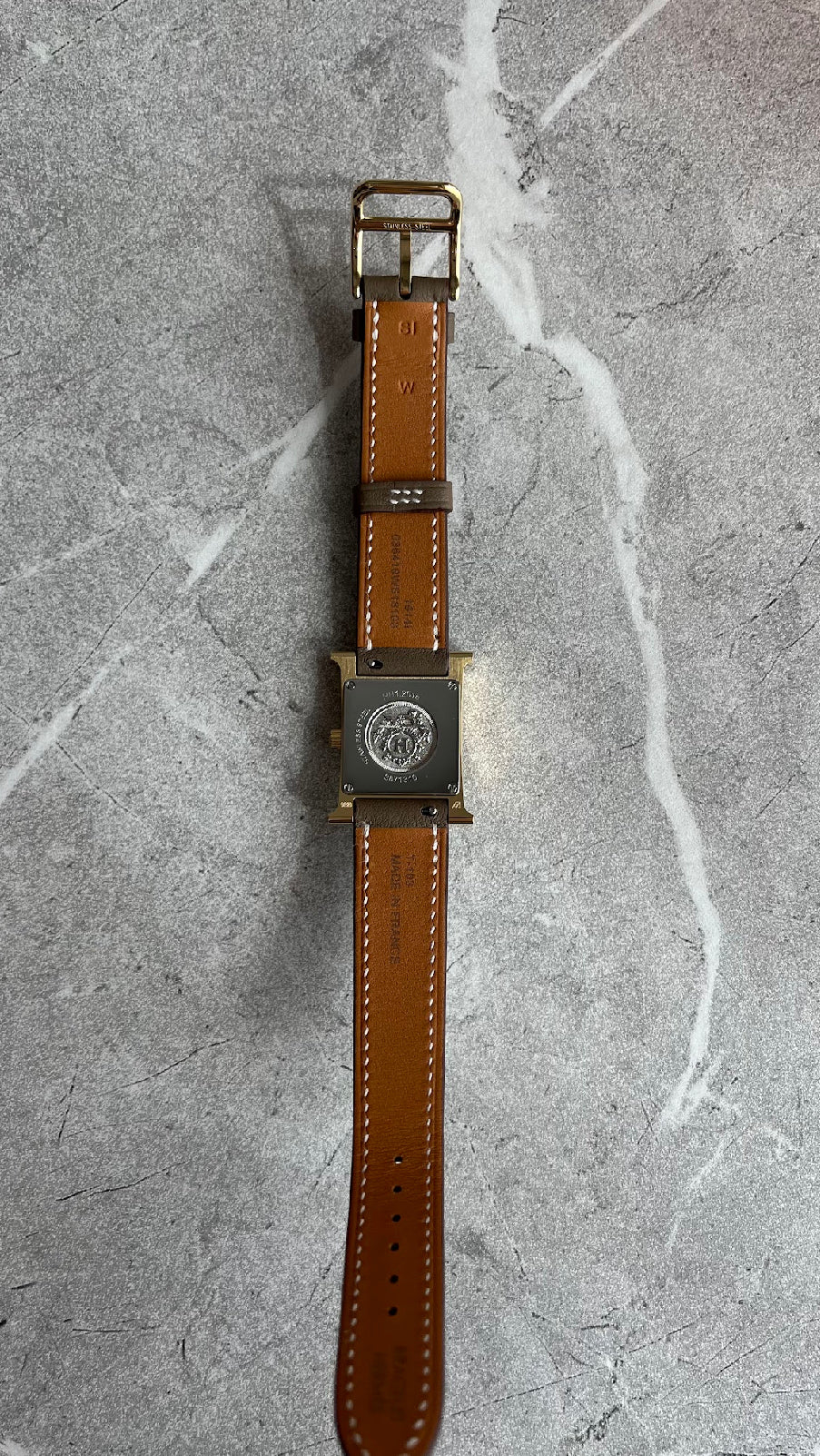 HウォッチPM25ｍｍ/エトゥープ/スモールケース #1106