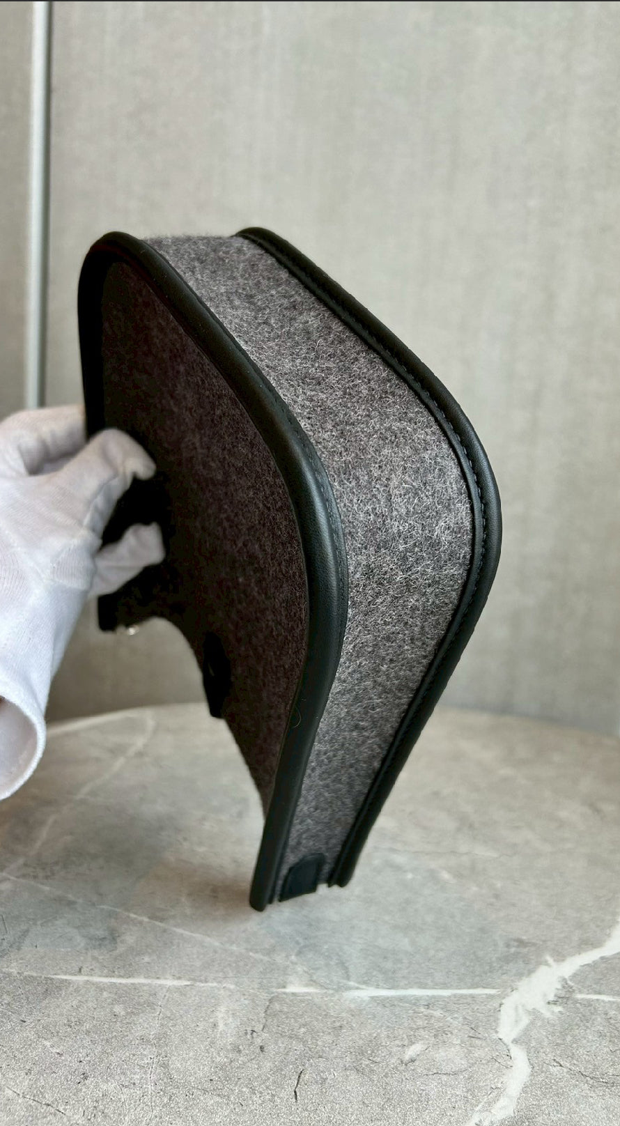 エヴリンTPM/ノワールフェルト/シルバー金具 #1140