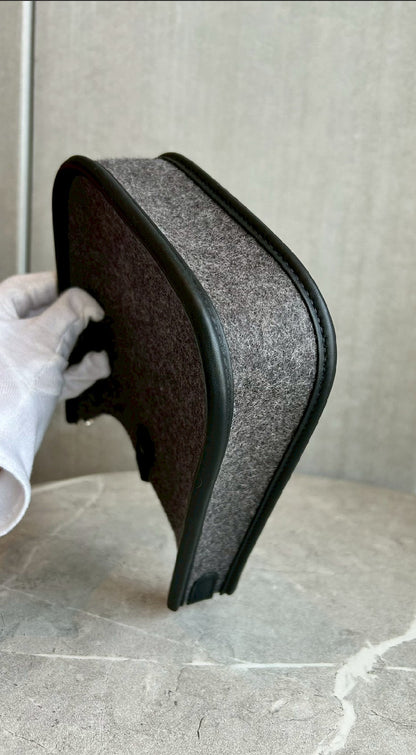 エヴリンTPM/ノワールフェルト/シルバー金具 #1140