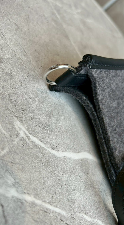 エヴリンTPM/ノワールフェルト/シルバー金具 #1140